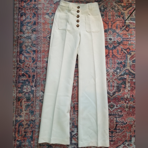 NWT Sézane Chuck Trouser Ecru - Picture 4 of 9